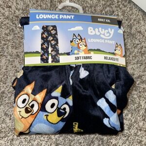 Bluey Pajama Pants Adult Size 2XL Bingo Dog Disney Lounge NEW